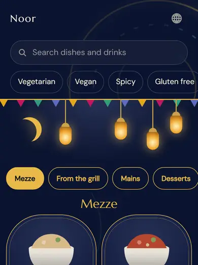 Buzzify Menu: the ramadan nights