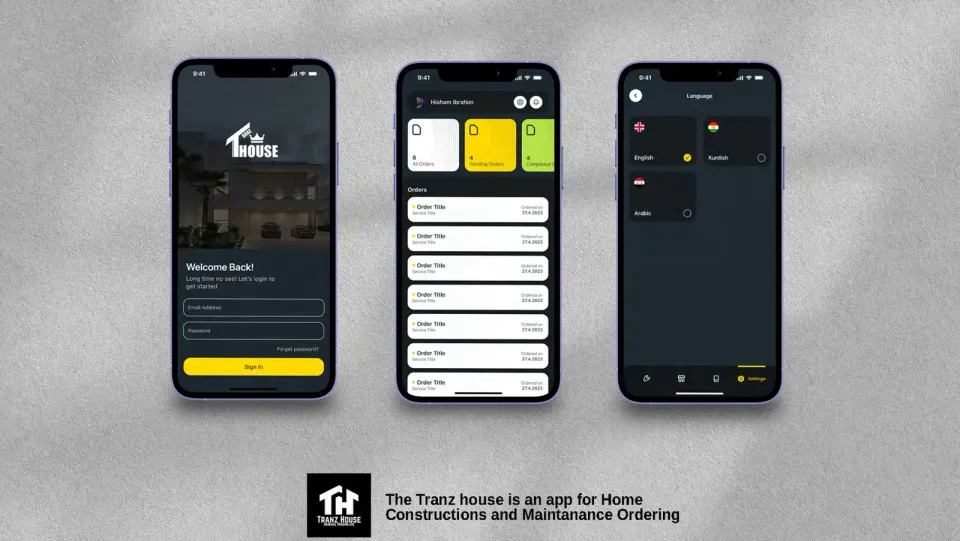 تطبيق ترانز هاوس — Tranz House
